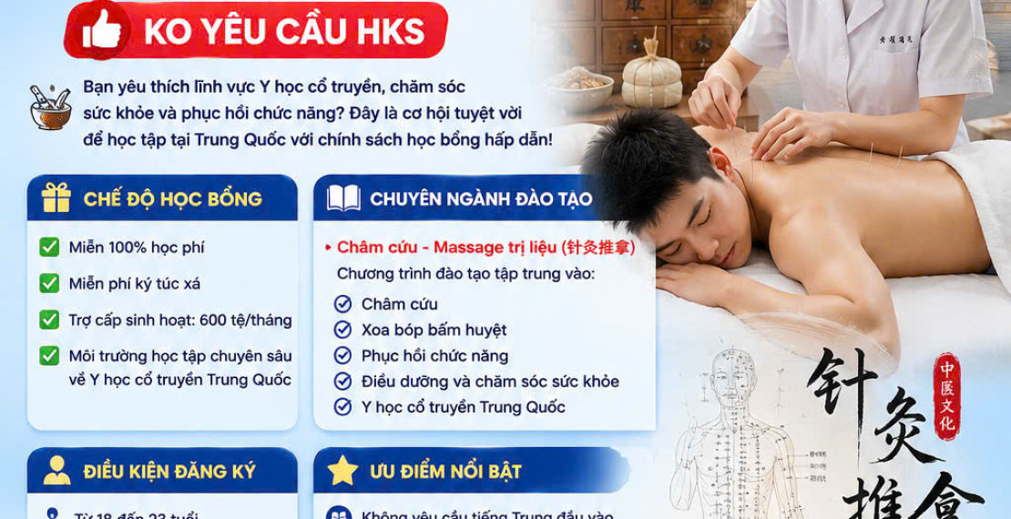 HỌC BỔNG DU HỌC TRUNG QUỐC 2026